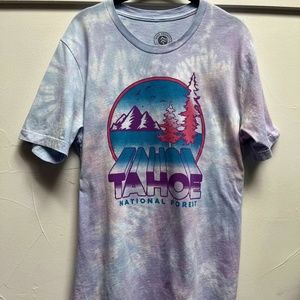 Parks Project | 80's Graphic | Organic Hand-Dyed Shirt | Tahoe National Forest |